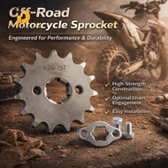 Dynwave 428 Chain Front Sprocket Cog Gear Motorcycle Front Engine Sprocket 428 Chain Sprocket for Pi