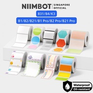 NIIMBOT Label Sticker for B1 B2 B21 B1 Pro B2 Pro B21 Pro B31 B4 Waterproof Thermal Refill Price Tag