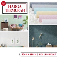 Foam Linen Wallpaper Roll Linen Wall Paper Roll 3D Wall Sticker Aesthetic Room Decoration