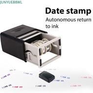 JUNYUE88WL Date Stamps ABS Self-Inking Plastic DIY Scrapbooking Metal Supplies Stamping Account Conv