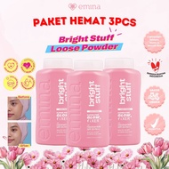 [3PCS PACKAGE] EMINA Bright Stuff Loose Powder 55g Emina Loose Powder