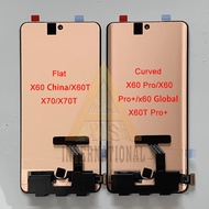 จอ LCD X70T X70 LCD สำหรับ Vivo X60 X60T จีนดิจิไทเซอร์แผงหน้าจอสัมผัสสำหรับ Vivo X60 Pro + X60 X60T