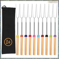 10 Pcs 32Inch,Smores Roasting Sticks for Fire Pit, Marshmallow Skewers, Smores Kit for Camping