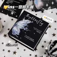 High-Value Mini Butterfly One-Grid Card Album ins Portable Wind31-inch Idol Small Card Storage Book 