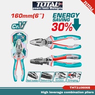 TOTAL High Leverage Combination Pliers + Cr-V Material – THT210606S / THT210706S / THT210806S / THT2
