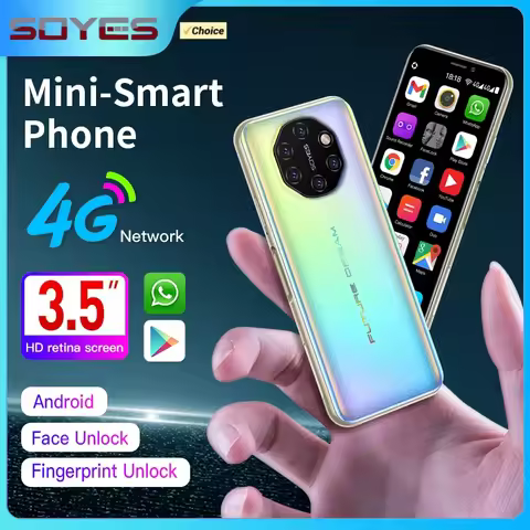 SOYES S10I 4G Mini Smartphone 3.5inches MTK 3GB RAM 32GB/64GB ROM 5MP Face/Fingerprint Unlock Androi