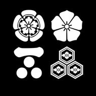 戰國家紋 日本家徽 車貼 織田信長 明智光秀 毛利元就 反光貼紙