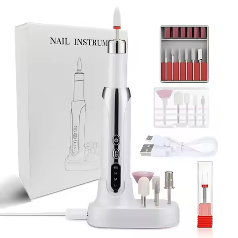 Electric nail polisher nail polish remover dead skin remover three-speed two-way adjustment home nai