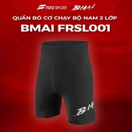 Bmai Pants | BMAI FRSL001 Men's 2-Layer Running Tights | Daily Training and Competition Pants