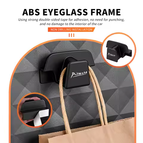 Car Seat Self-Adhesive Eyeglasses Holder Storage Sunglasses For Citroen Picasso Berlingo C1 C2 C3 C4