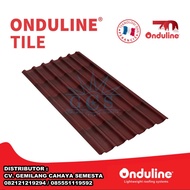 Onduline Tile - Red 3D / Atap Bitumen / Genteng Aspal