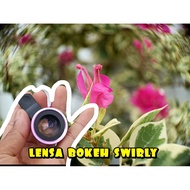 Lensbong macro bokeh swirly