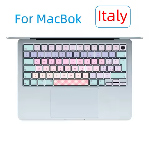 Suitable for (Italy) Apple MacBook Keyboard Sticker Button Sticker Simple and Cute Style Air (M2 M3 