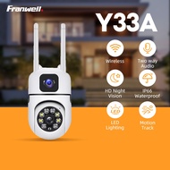 Franwell V380 Y33A CCTV 8MP Outdoor PTZ Human Tracking HD Night Vision Wireless Waterproof Rainproof