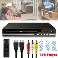 1080p DVD Player All Region Free DVD CD USB Player with HD+RCA Output USB Home