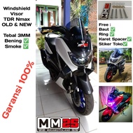 Windshield VISOR TDR NMAX, NMAX OLD NMAX NEW, MODEL TDR V1 AND V2. Windshield VISOR TDR JENONG, WIND