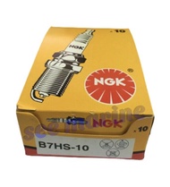 หัวเทียน NGK B7HS-10 // จำนวน 10 หัว // ใช้กับเครื่องยนต์เรือ YAMAHA  เครื่อง 2จังหวะ รุ่น รุ่น 6C ,