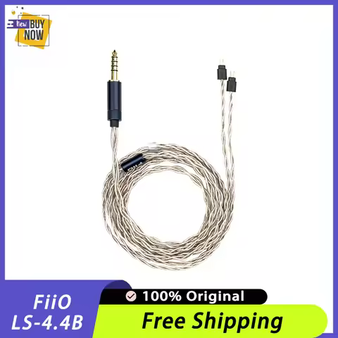FiiO LS-4.4B Silvering Earphone Cable 0.78mm 2Pin Revolution Adapter with 4.4mm Balance Earphone Upg