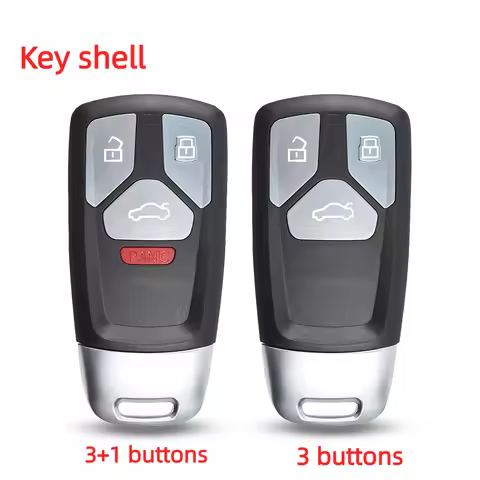 Remote Key Case Shell 3 Button 4M0-959-754 for Audi A3 TT R8 A4 A5 Q5 Q7 S5 SQ5 2016-2018