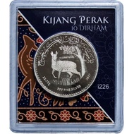10 dirham nubex kijang Silver Coin, Not antam peruri, Equivalent To 1oz