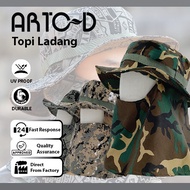 TOPI KEBUN PANCING LADANG UV PROOF PENUTUP MUKA