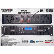 Power Amplifier MEGAVOX MA-2005N 2005N Bluetooth ORIGINAL