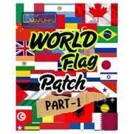 FLAG World Country Patch Iron on customized patch other countries flag- PART 1