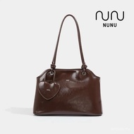NUNU Freya -Women's PU Leather Tote Bag, Large-Capacity Fashion Shoulder Bag for Office & Daily Comm