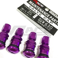 จุ๊บลม จุ๊บล้อ อลูมิเนียมอย่างดี Rays Valve Cap (สีม่วง) จุ๊บลมรถยนต์ จุ๊บลมยางรถ จุ๊บลม จุ๊บลมแต่ง 