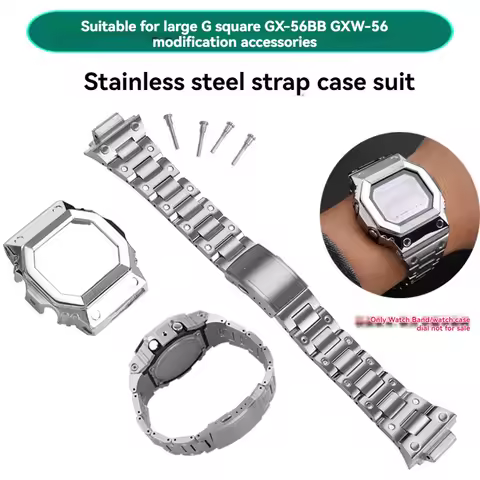 For Casio G-shock GX-56BB GXW-56 GX56BB GXW56 Modified metal watch Strap Bracelet Stainless Steel Ca