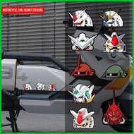 ┐ ○ ━ Sticker Anime Gundam Peeker Motorcycle Helmet vespa nmax pcx