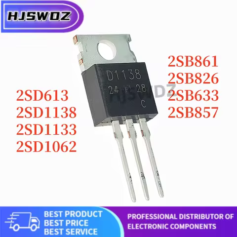 10PCS NEW D613 B633 B857 D1133 B861 D1138 B826 D1062 2SD613 2SB633 2SB857 2SD1133 2SB861 2SD1138 2SB