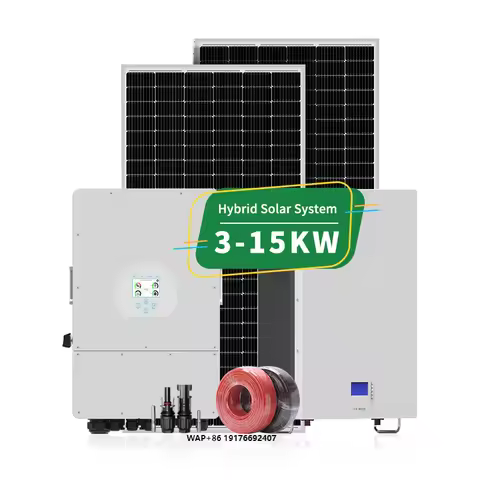 2025 DEYE Inverter Solar Energy Hybrid Power System 3kW 5kW 8kW Solar Panel System With Battery Inve