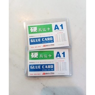 NAME TAG PLASTIK ID CARD TANDA PENGENAL A1 ( 9,9 CM X 6,8 CM )