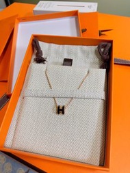 Hermes mini pop H 黑色玫瑰金