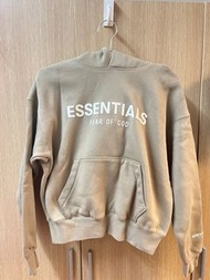 FOG Essentials hoodie 帽T 卡其綠 大童款8號