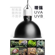 爬寵深桶燈罩5.5/8.5寸陸龜爬蟲缸加熱陸龜箱UVB變色龍UVA高反射