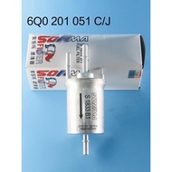 4.0 BAR Gasoline Fuel Filter For V W Golf MK4 Bora J.etta MK5 6 Beetle Polo for A UDI A3 TT 6Q0 201 