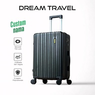 [ NEW ] Dream Koper–18/20/24 Inch ABS+PC | Hard Case Cabin Suitcase + Custom Name | 360 wheels°-SD80