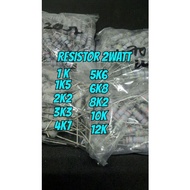 2Watt Resistor 2 Watt Resistor 1K 1K5 2K2 3K3 4K7 5K6 6K8 8K2 10K 12K