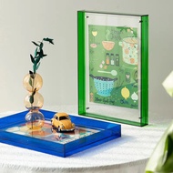 (Acrylic) High-class Goods, A4 A5 A6 B4 B5 B6 Desktop mica Photo Frame, Colorful.