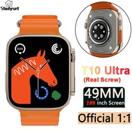 Studyset IN stock T10 Ultra Smart Watch 2.09" Full Touch Fitness Smartwatch Heart Rate Blood Pressur