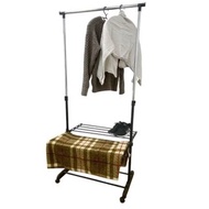 日系摺疊曬衣架 單桿衣架 毛巾架 晾衣架 掛衣架 吊衣架 衣帽架