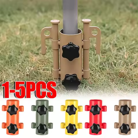 Umbrella Pole Fixed Stand Stainless Steel Tent Awning Rod Bracket Windproof Outdoor for Hiking Fishi