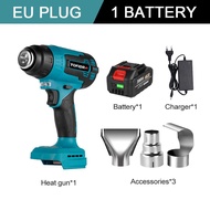 เครื่อง Gun makita 388VF จัดส่งจากกรุงเทพฯ ความร้อนไฟฟ้าไร้สาย20000มิลลิแอมป์ชั่วโมงมือถือชาร์จได้ป