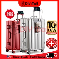 DIYMALL Premium Luggage Bag Set (20" + 24") Inch ABS Hard Case Aluminum Frame USB Suitcase Travel Ba