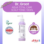 [Dr. Groot] Aqua Total Care Scalp Tonic 100mL (+Guasha Massager) Anti Hair Loss