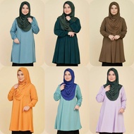 Blouse Lubna Tak Payah Gosok