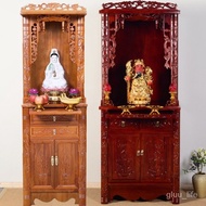 WJ02Buddha Shrine Home Buddha Cabinet Stand Cabinet God Cabinet God of Wealth for Position Shrine Desk Buddha Statue God