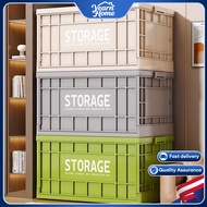 IKEA 90L Foldable Storage Box Plastic Storage Box Organizer Convenient Multifunctional Storage
